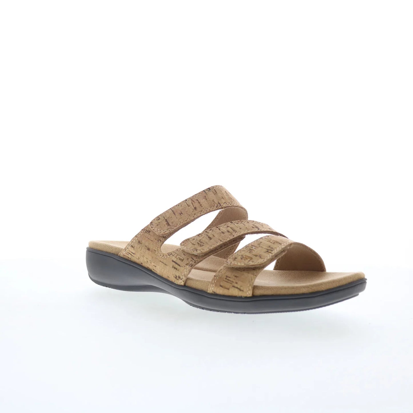 Trotters Rose T2326-248 Womens Brown Leather Slip On Slides Sandals Shoes