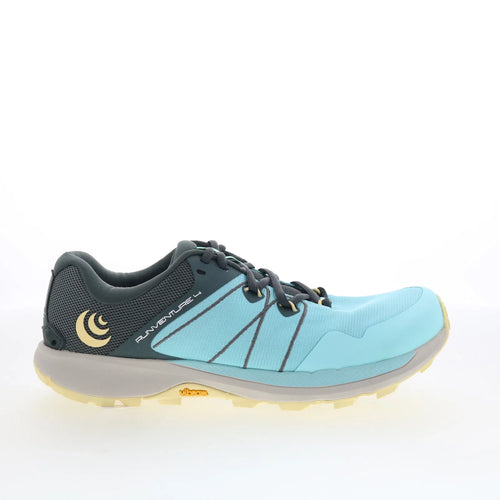 Topo RunVenture 4 W055 Womens Blue Canvas Lace Up Athletic Running Shoes
