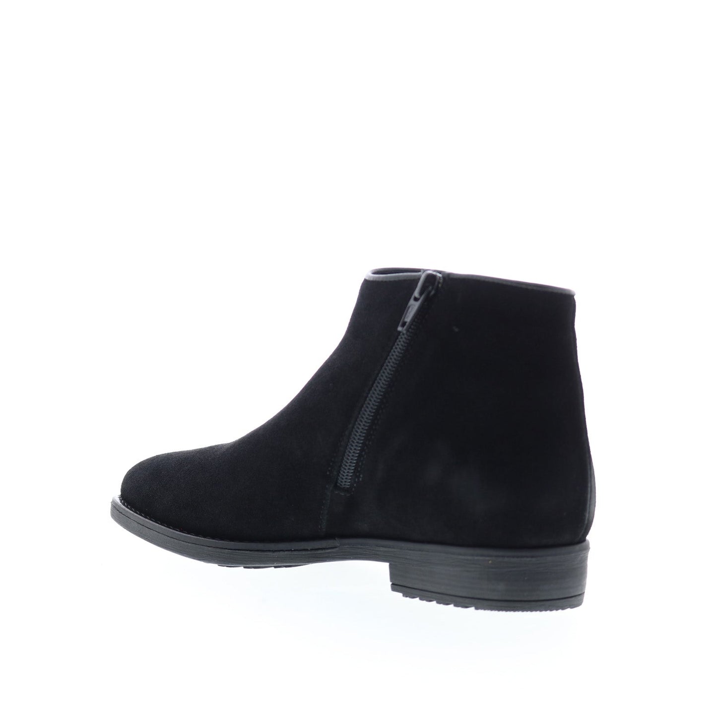 Bos. & Co. Rural Womens Black Suede Zipper Ankle & Booties Boots