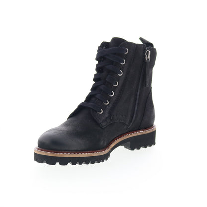 SoftWalk Icara S2310-001 Womens Black Leather Zipper Casual Dress Boots
