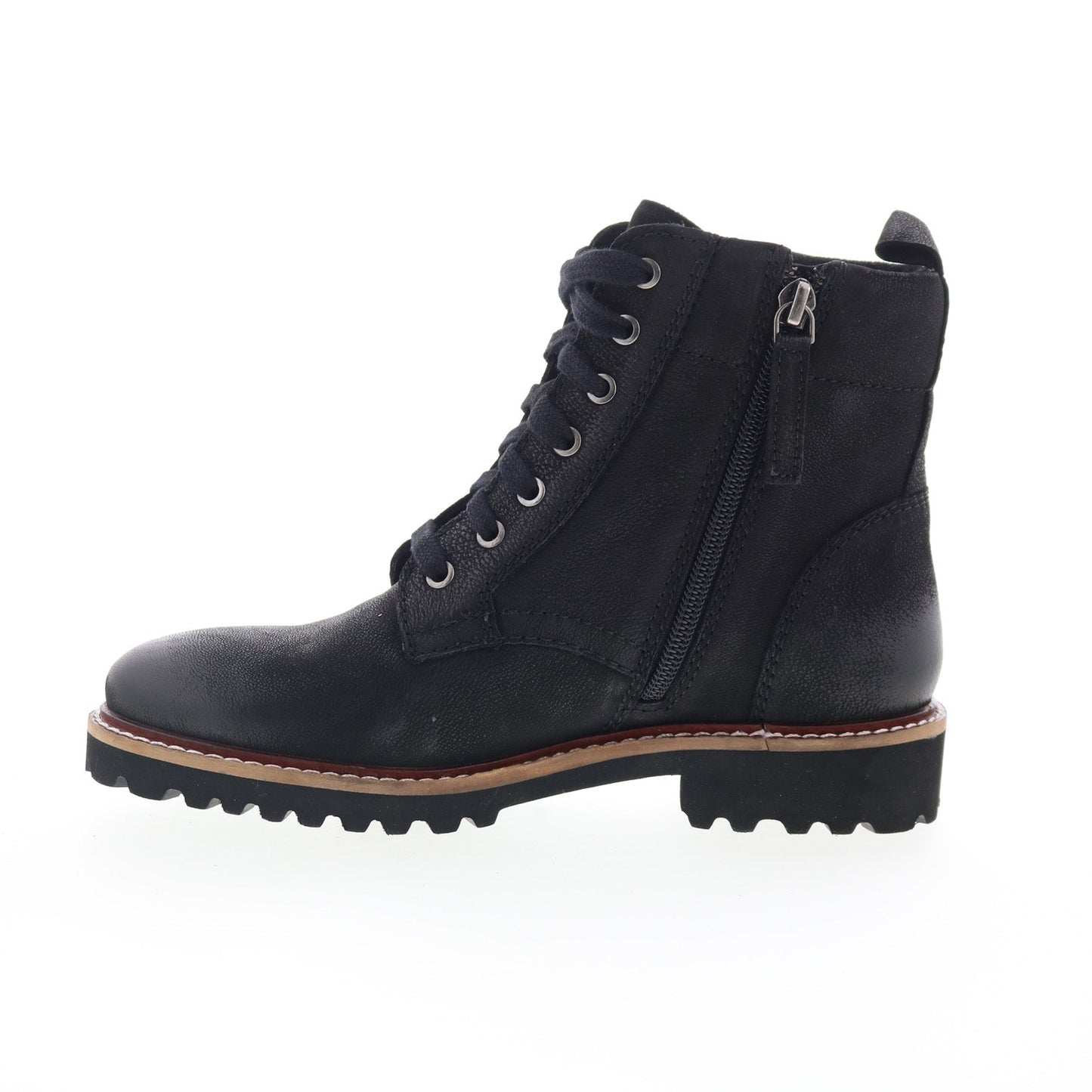 SoftWalk Icara S2310-001 Womens Black Leather Zipper Casual Dress Boots