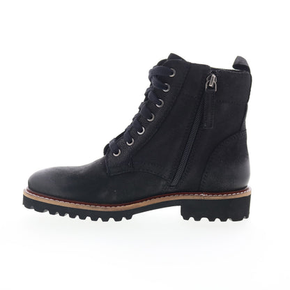 SoftWalk Icara S2310-001 Womens Black Leather Zipper Casual Dress Boots