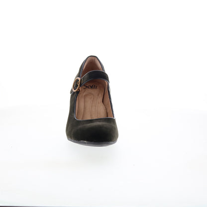 Sofft Petra SF0073406 Womens Green Leather Pumps Heels Shoes
