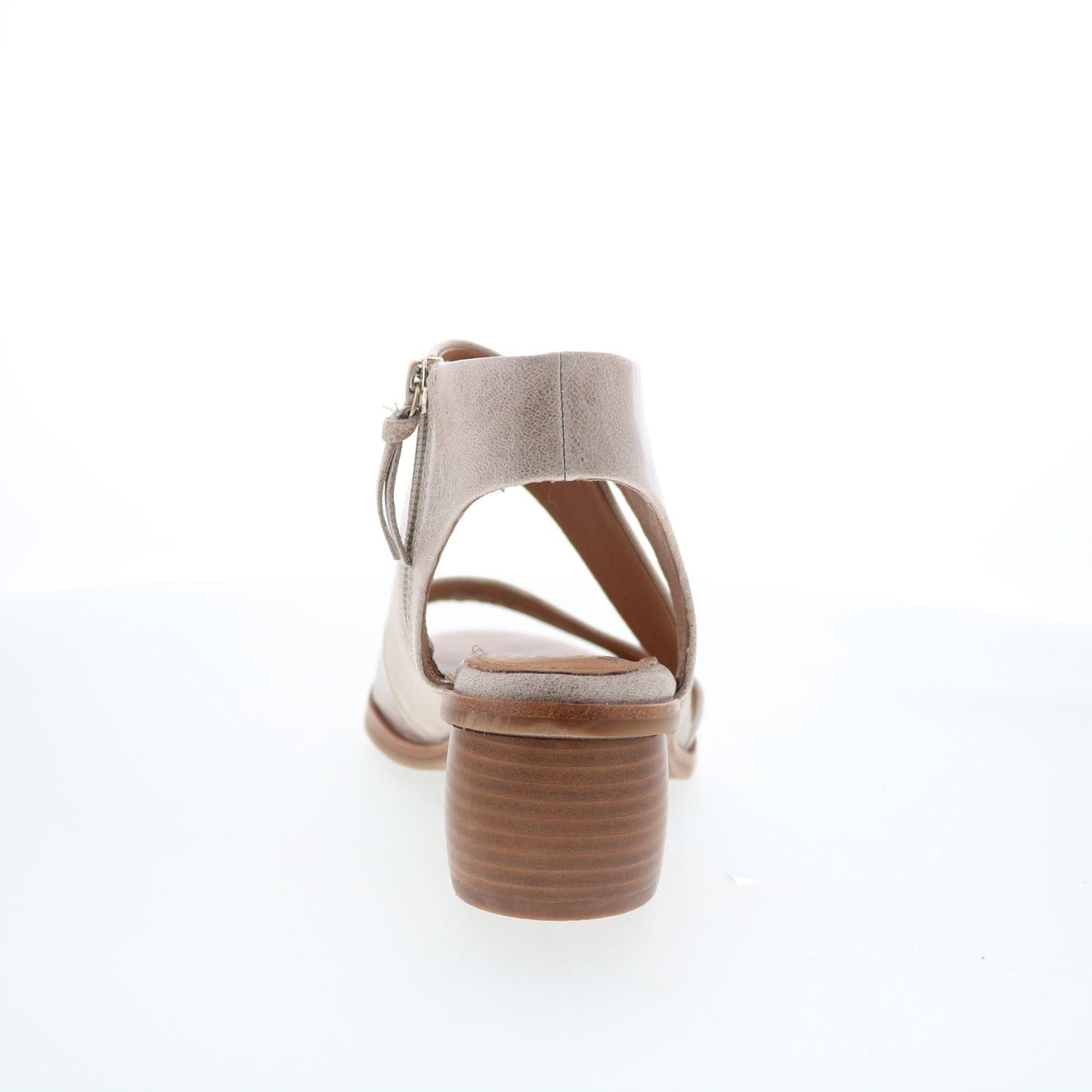 Sofft Camille SF00759 Womens Gray Leather Zipper Heeled Sandals Shoes