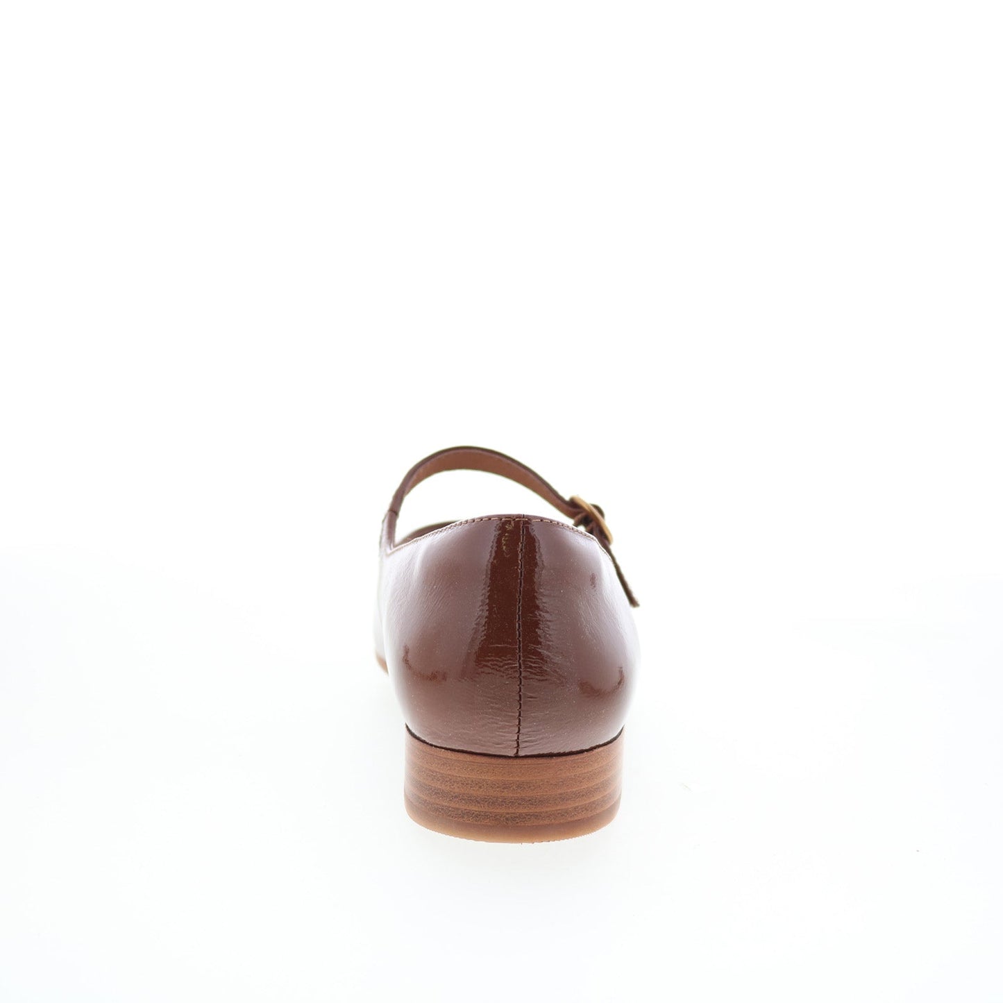 Sofft Elsey SF00907 Womens Brown Leather Hook & Loop Mary Jane Flats Shoes