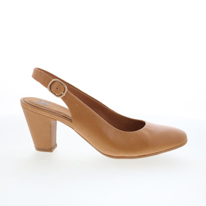 Sofft Lilly SF00934 Womens Brown Leather Strap Pumps Heels Shoes