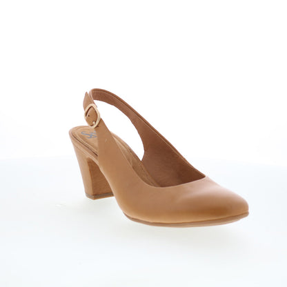 Sofft Lilly SF00934 Womens Brown Leather Strap Pumps Heels Shoes