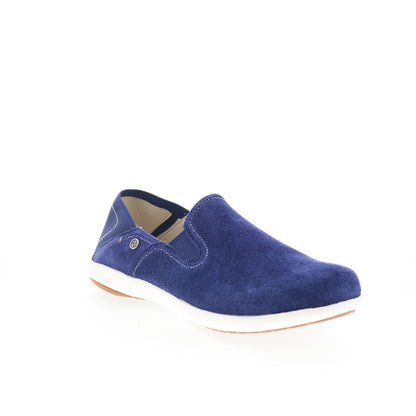 Spenco Siesta Slip-On Convert SP1010PBL Womens Blue Loafer Flats Shoes