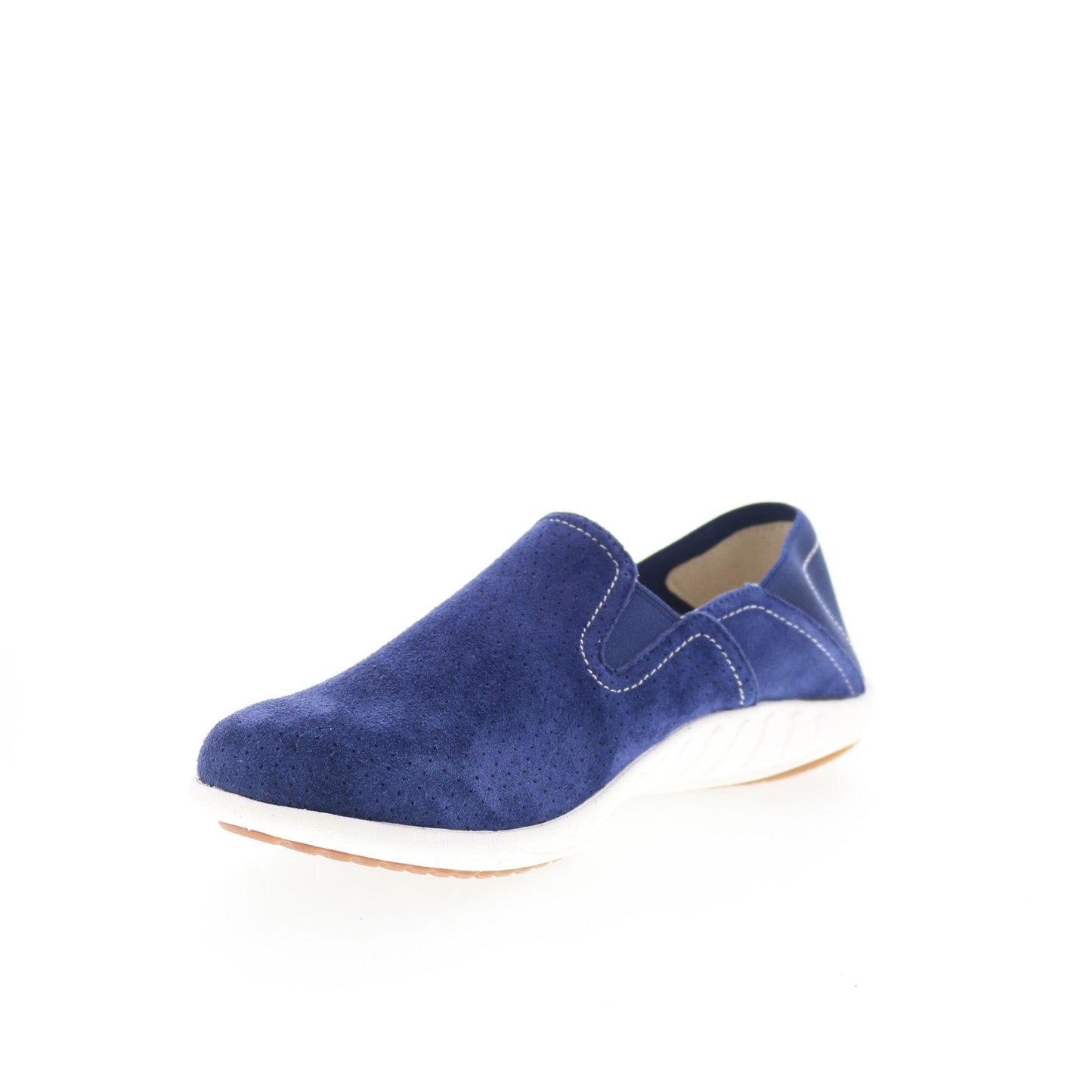 Spenco Siesta Slip-On Convert SP1010PBL Womens Blue Loafer Flats Shoes