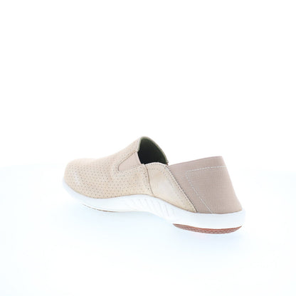 Spenco Siesta Slip-On Convert SP1010TAN Womens Beige Loafer Flats Shoes