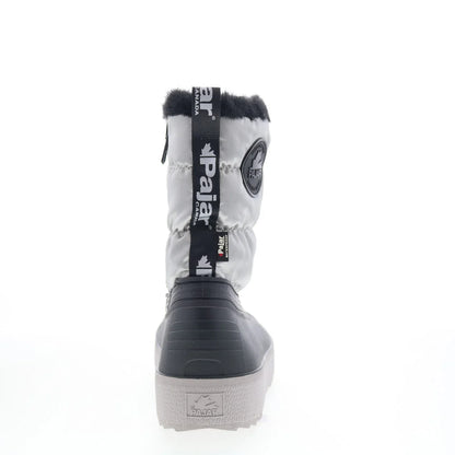 Pajar Spacey EU PDPAB00229.01 Womens Silver Canvas Pull On Casual Dress Boots