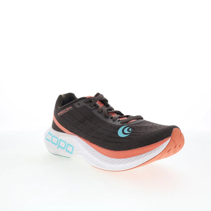 Topo Specter W058 Womens Black Canvas Lace Up Athletic Running Shoes