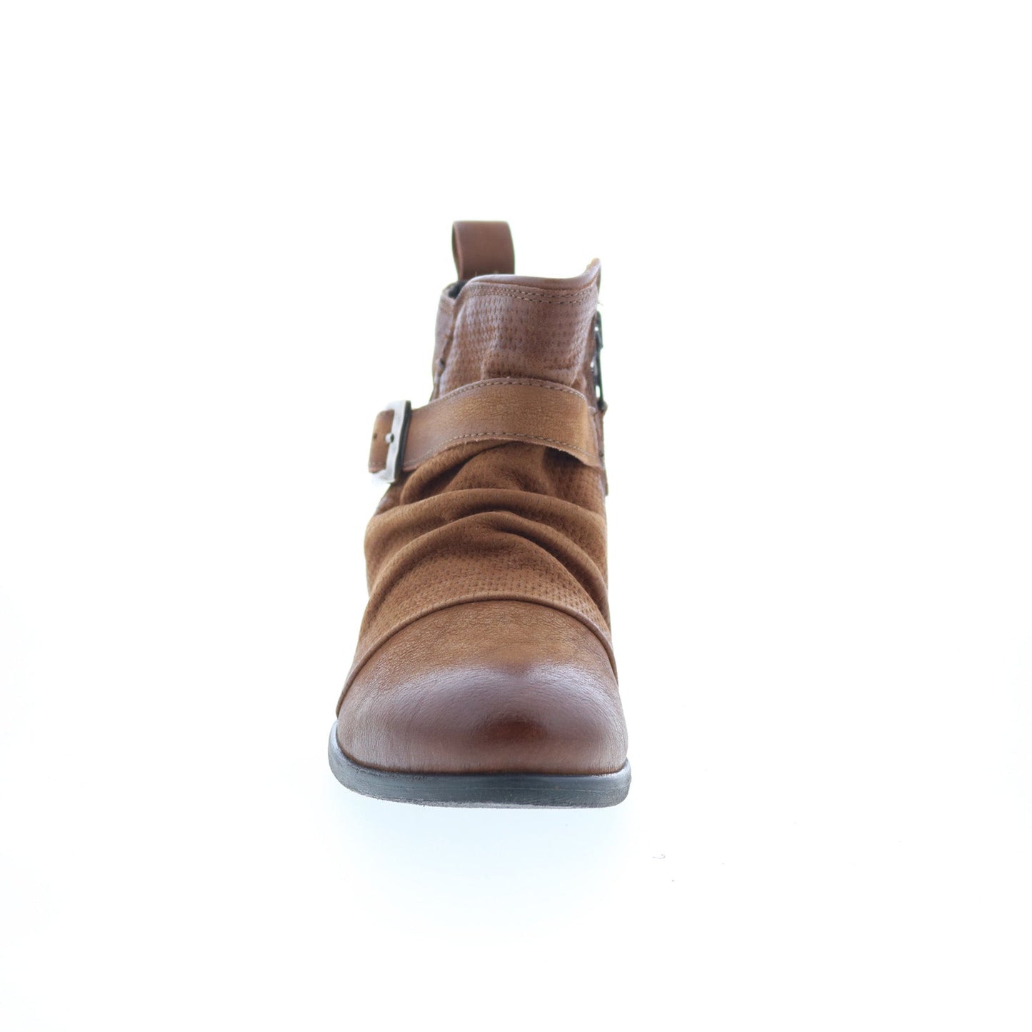 Miz Mooz Suzy Womens Brown Leather Zipper Ankle & Booties Boots