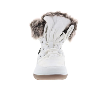 Wanderlust Snow Flake T18653 Womens White Wide Synthetic Casual Dress Boots