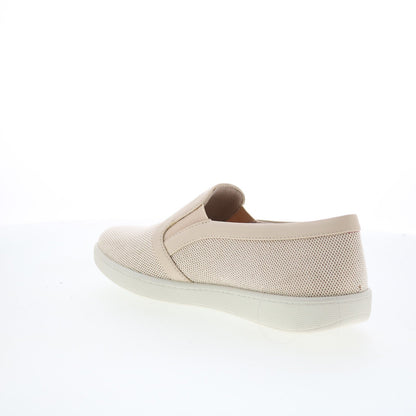 Trotters Alright T2101-137 Womens Beige Mesh Slip On Lifestyle Sneakers Shoes