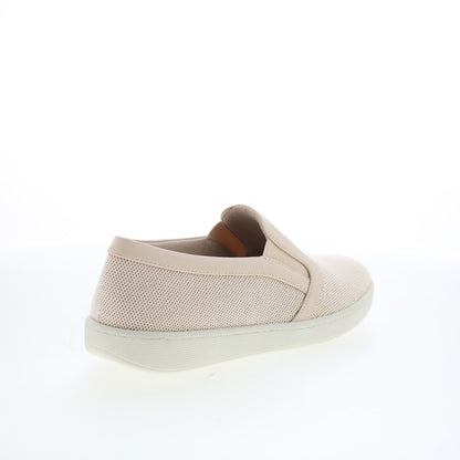 Trotters Alright T2101-137 Womens Beige Mesh Slip On Lifestyle Sneakers Shoes