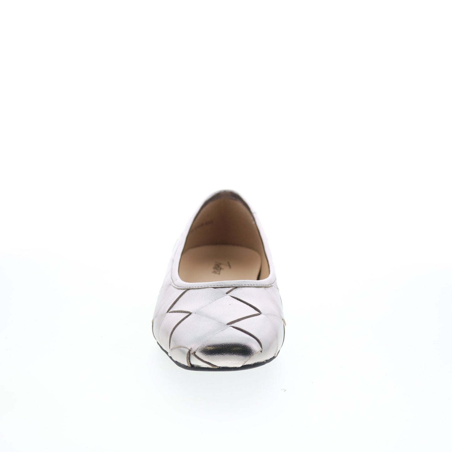 Trotters Hanny T2125-033 Womens Gray Leather Slip On Ballet Flats Shoes