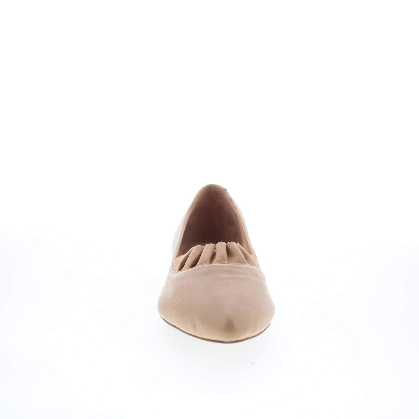 Trotters Elsie T2357-130 Womens Beige Leather Slip On Loafer Flats Shoes