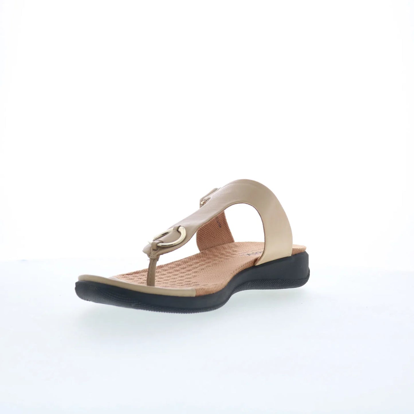 Softwalk Talara S2215-154 Womens Beige Leather Strap Thong Sandals Shoes