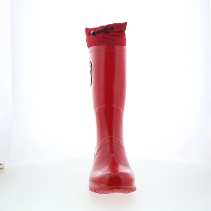 Pajar Tatiana 55792 Womens Red Synthetic Pull On Mid Calf Boots