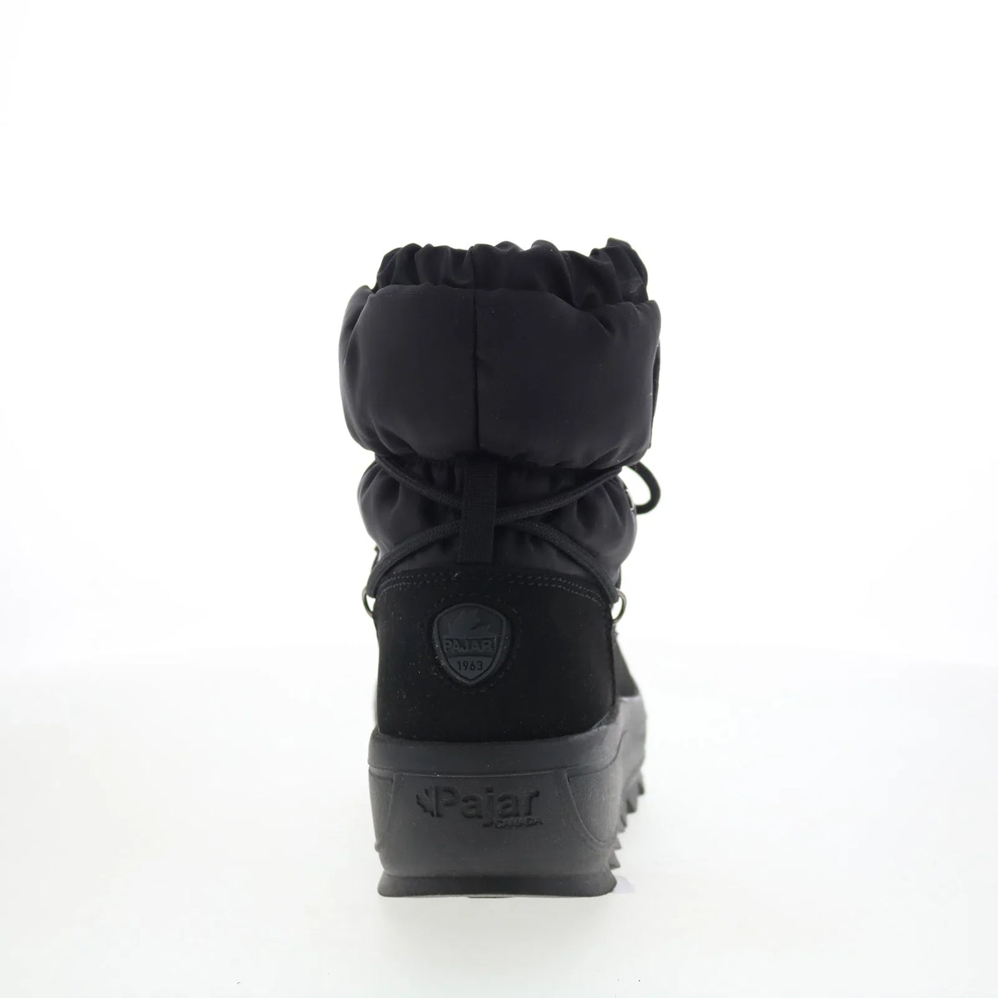 Pajar Taya Iron 79093 Womens Black Canvas Lace Up Casual Dress Boots