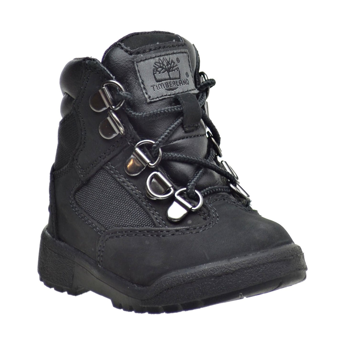 Timberland 6 Inch F/L Field Toddler's Boots Black Nubuck