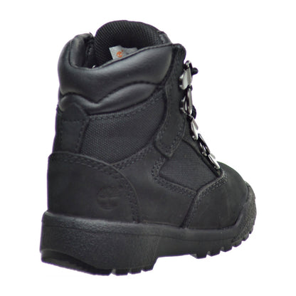 Timberland 6 Inch F/L Field Toddler's Boots Black Nubuck