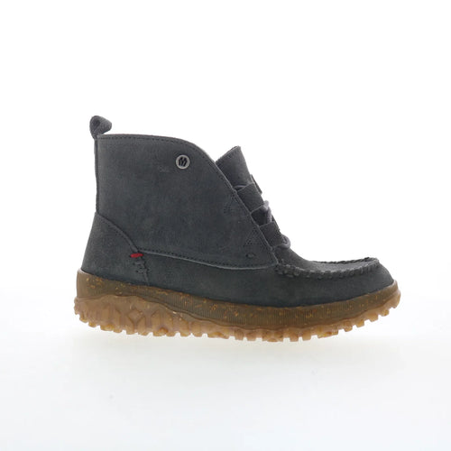 Minnetonka Tealey 80524 Womens Gray Suede Ankle & Booties Boots