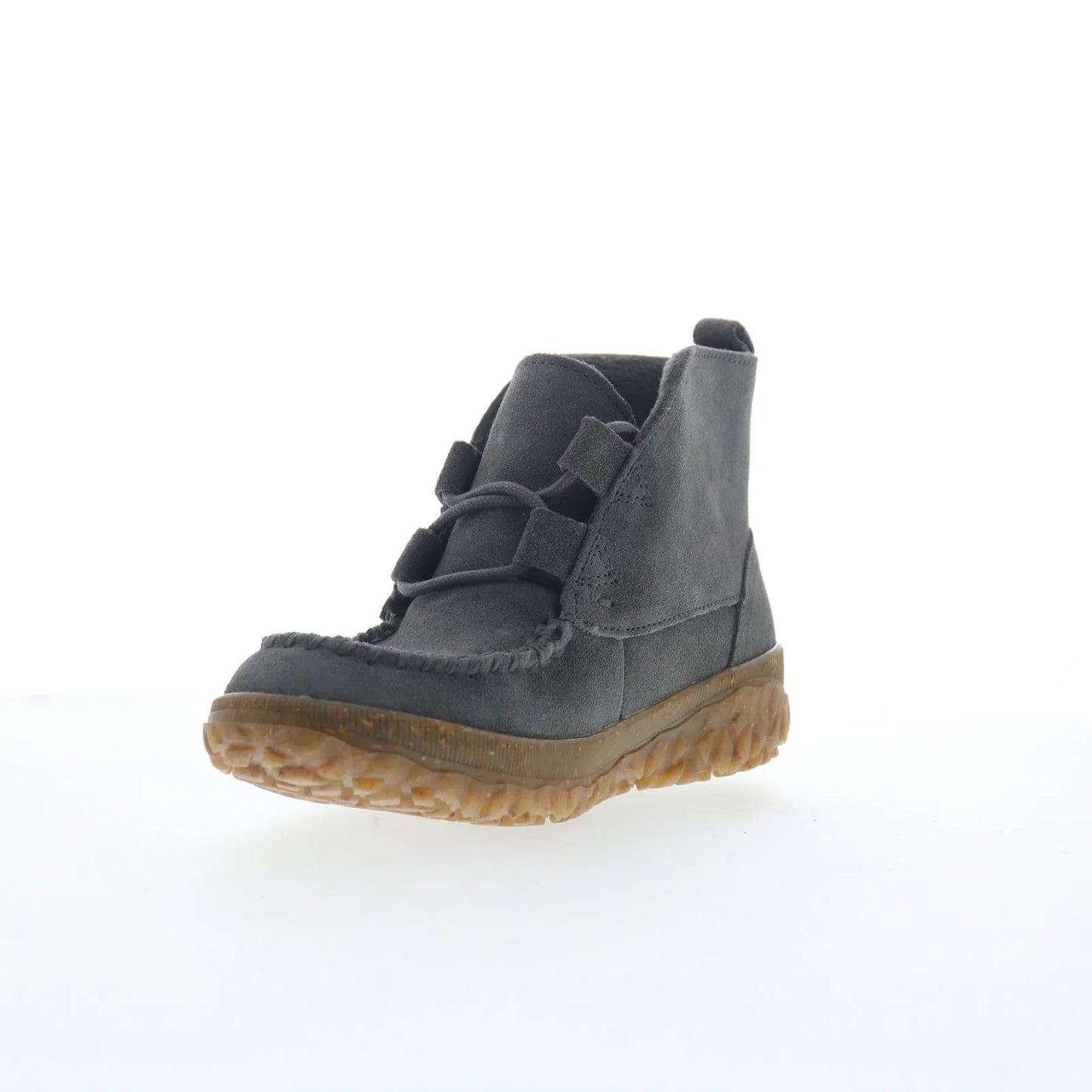 Minnetonka Tealey 80524 Womens Gray Suede Ankle & Booties Boots