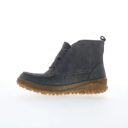 Minnetonka Tealey 80524 Womens Gray Suede Ankle & Booties Boots