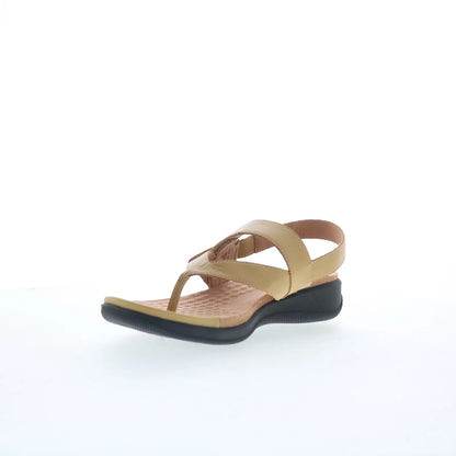Softwalk Tracy S2517-733 Womens Yellow Leather Slingback Sandals Shoes
