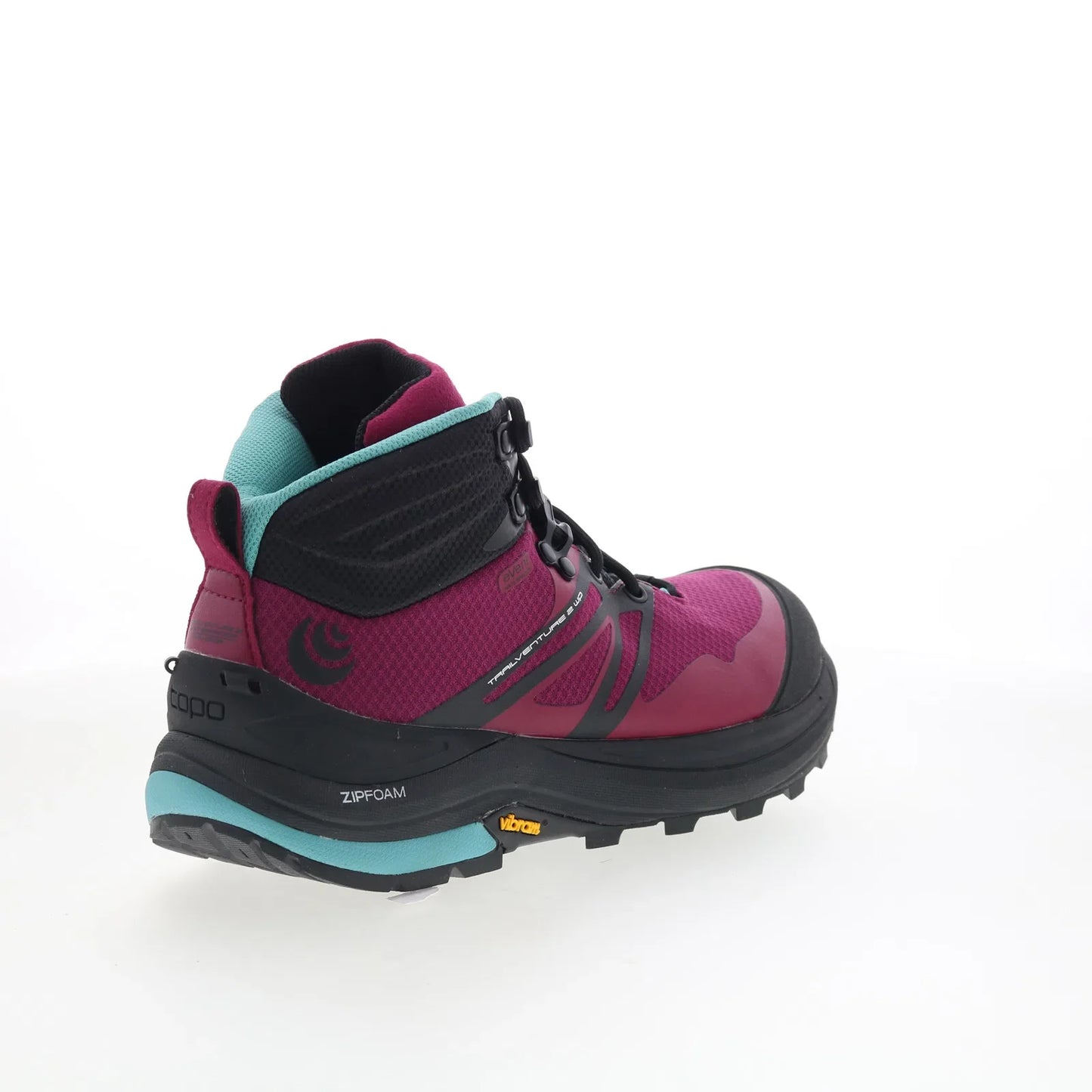 Topo Trailventure 2 W054 Womens Purple Canvas Lace Up Athletic Hiking Shoes