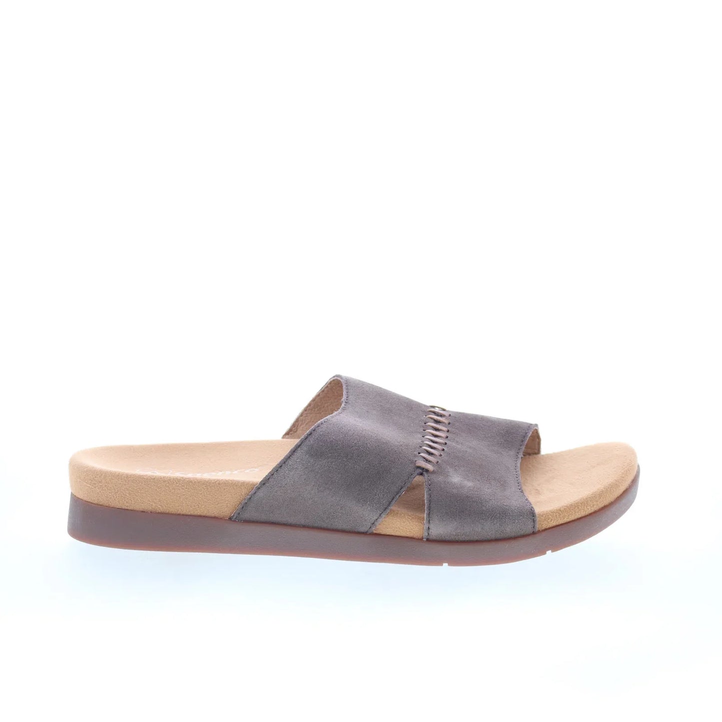 Spenco Twilight Woven SP1122FFR Womens Brown Leather Slides Sandals Shoes
