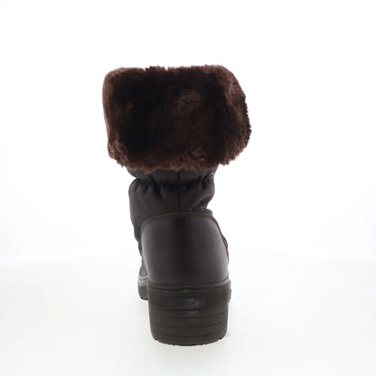 Pajar Ventura 53210 Womens Brown Leather Zipper Ankle & Booties Boots
