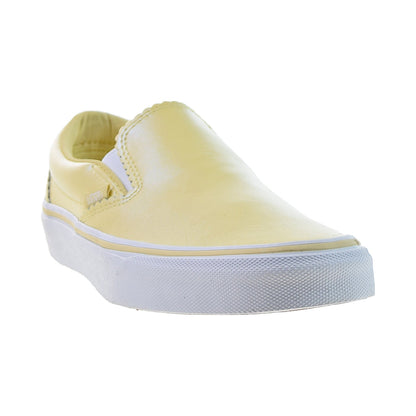 Vans Classic Slip-On "Pearl Suede" Men's Shoes Gold-True White