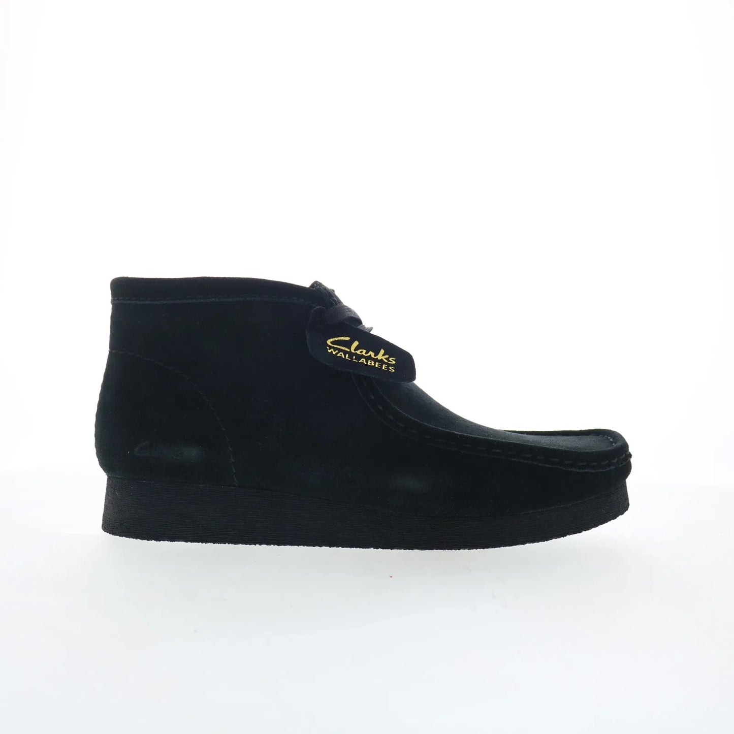 Clarks Wallabee Boot 2 26161529 Womens Black Suede Lace Up Chukkas Boots
