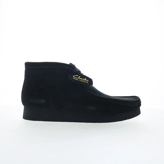 Clarks Wallabee Boot 2 26161529 Womens Black Suede Lace Up Chukkas Boots