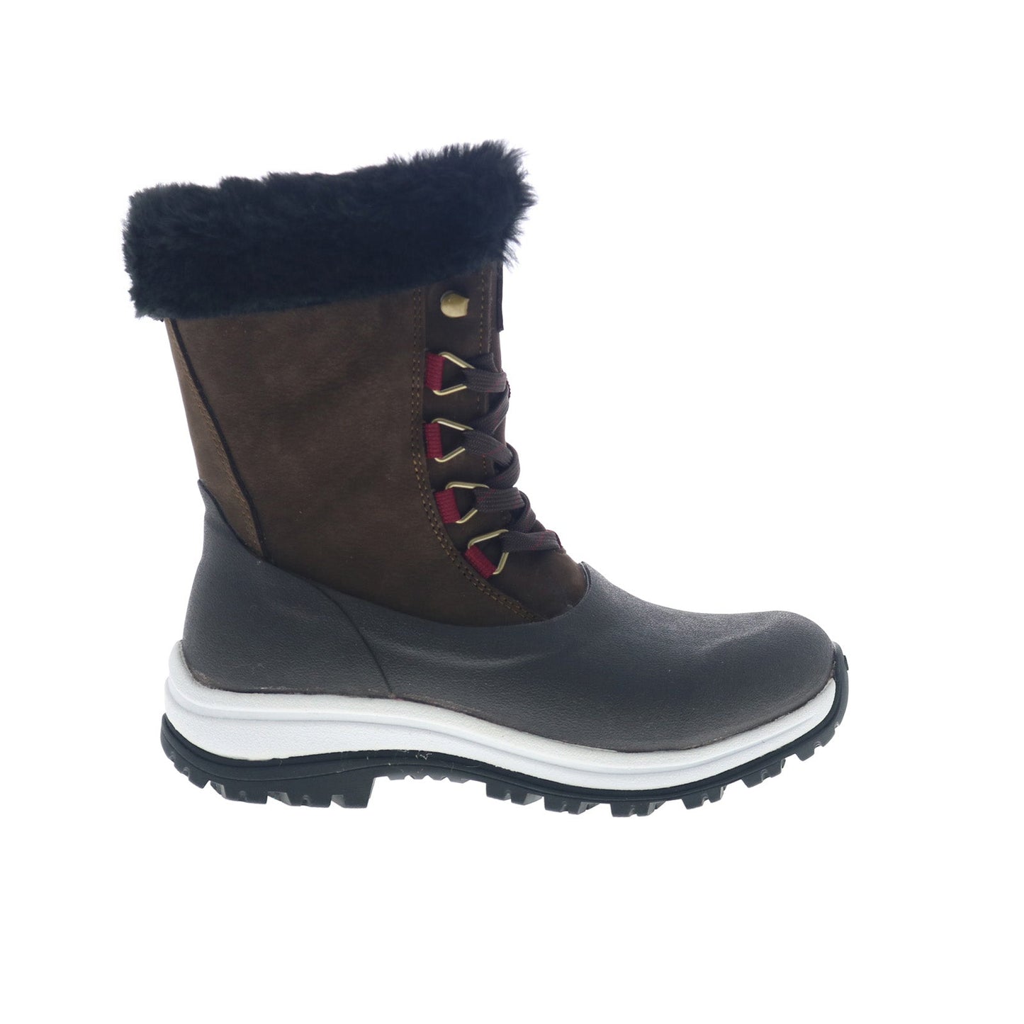 Original Muck Arctic Apres Lace Mid AG WALV900 Womens Brown Winter Boots