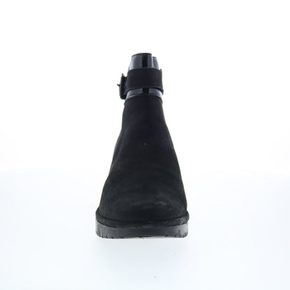 Fly London Wisp WISP342FLY-001 Womens Black Suede Ankle & Booties Boots