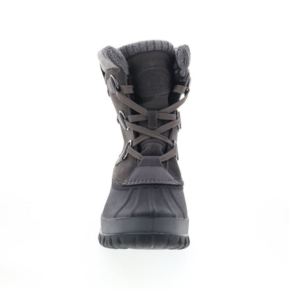 Lugz Stormy WSTORMS-0259 Womens Black Suede Lace up Casual Dress Boots