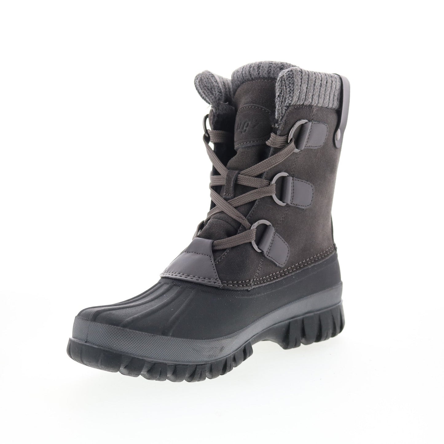 Lugz Stormy WSTORMS-0259 Womens Black Suede Lace up Casual Dress Boots