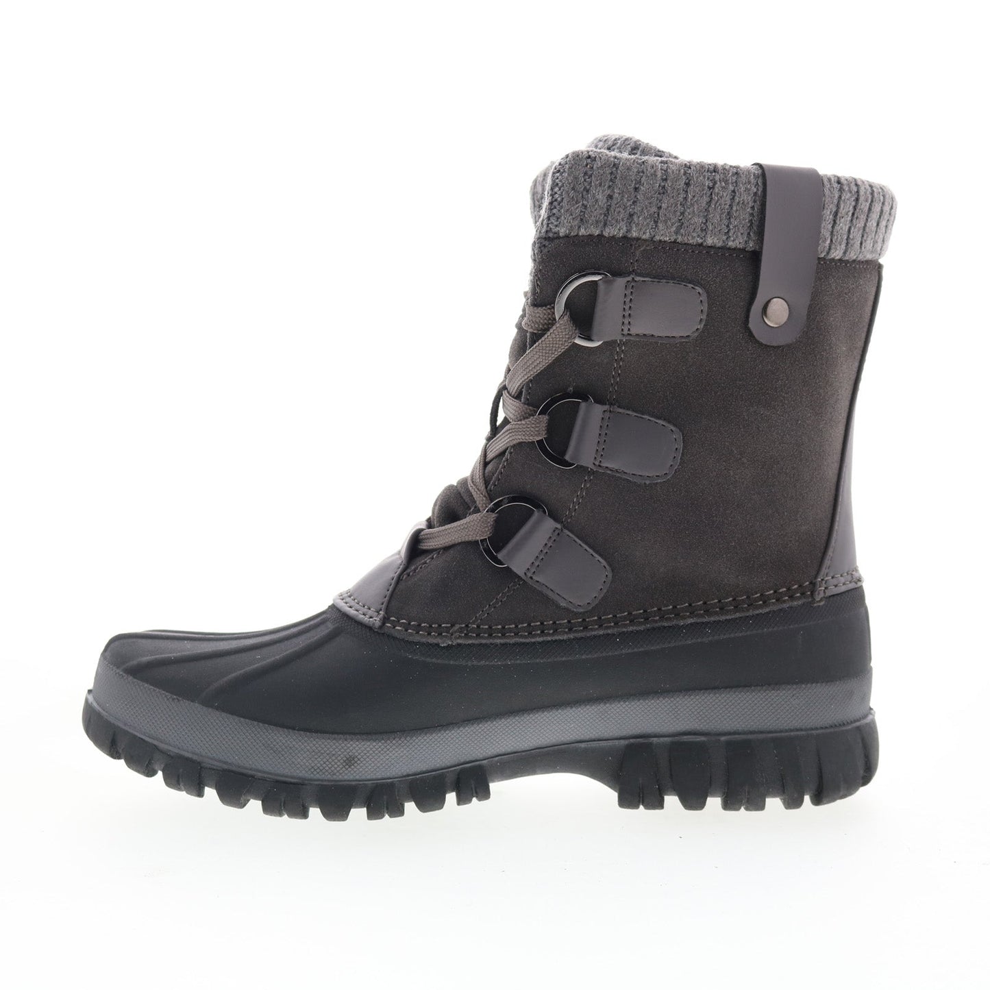 Lugz Stormy WSTORMS-0259 Womens Black Suede Lace up Casual Dress Boots