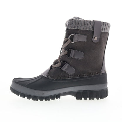 Lugz Stormy WSTORMS-0259 Womens Black Suede Lace up Casual Dress Boots
