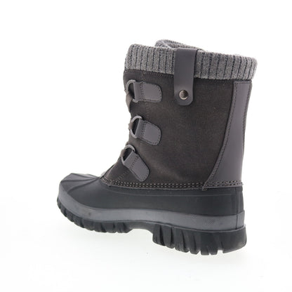Lugz Stormy WSTORMS-0259 Womens Black Suede Lace up Casual Dress Boots