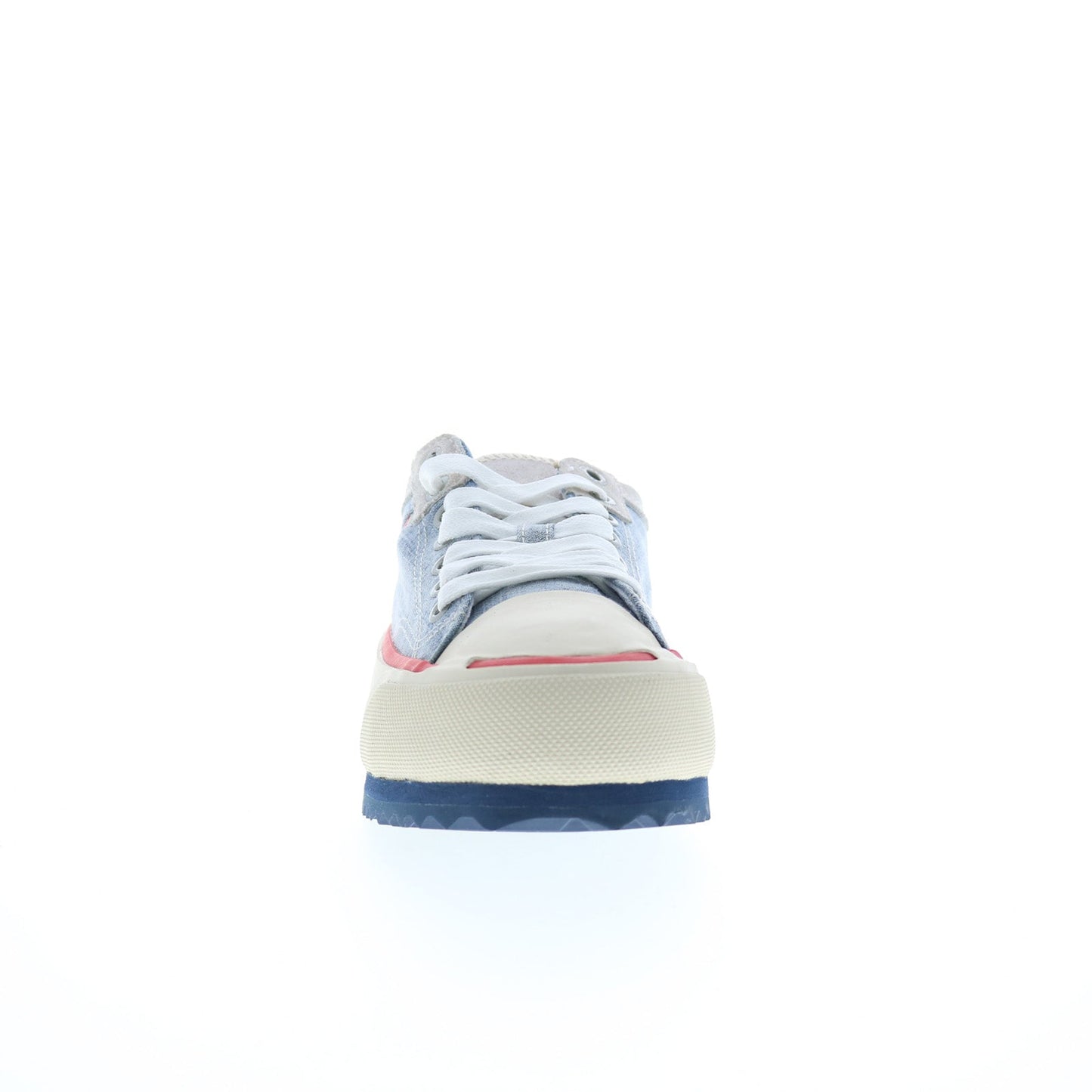 Diesel S-Principia Low W Womens Blue Canvas Lifestyle Sneakers Shoes