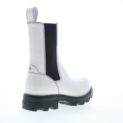 Diesel D-Hammer CH W Y03080-P4471-H6115 Womens White Casual Dress Boots