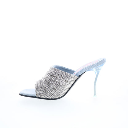 Diesel D-Sydney SDL S Y03341-P6071-HA043 Womens Gray Heeled Sandals Shoes