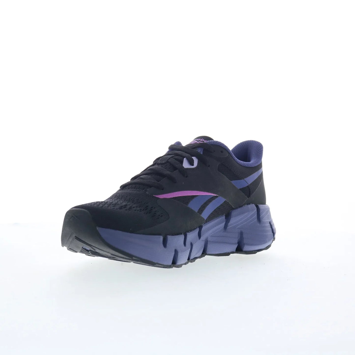 Reebok Zig Dynamica 5 Womens Black Mesh Lace Up Lifestyle Sneakers Shoes